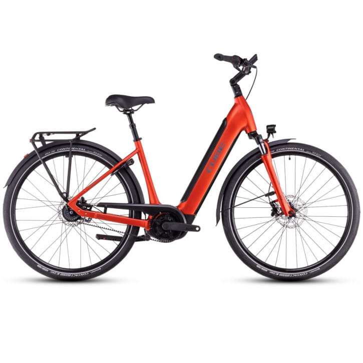 Cube Supreme RT Hybrid Deluxe EX 625 fireorange´n´lunar 2025 Easy Entry - RH 50 cm