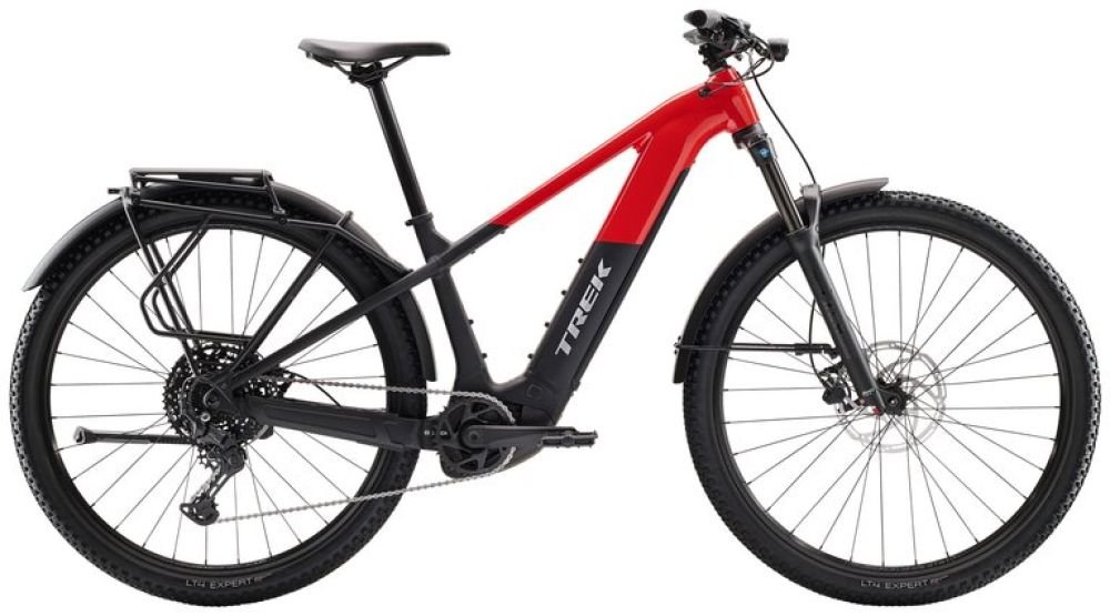 Trek Powerfly+ 4 Equipped Gen 5 - gloss-radioactive-red-matte-dark Rahmengröße: L