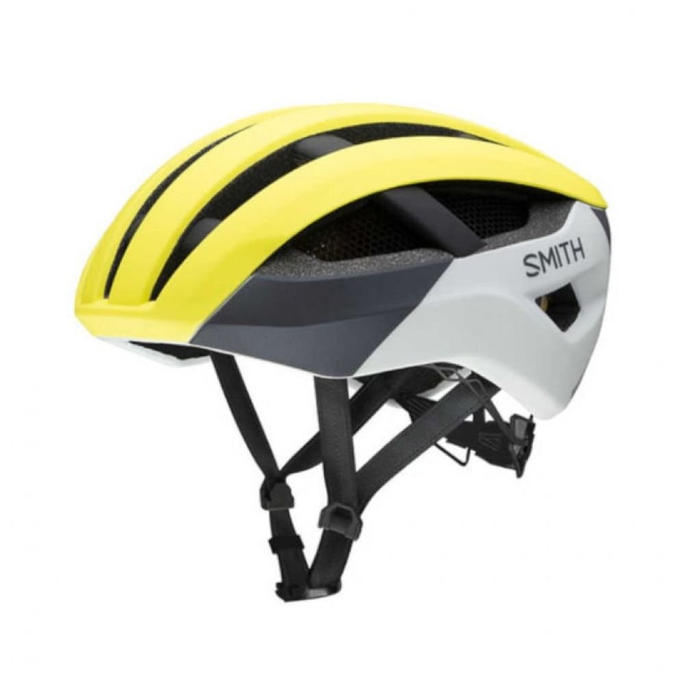 Smith Fahrradhelm Network MIPS matte neon yellow viz 55-59