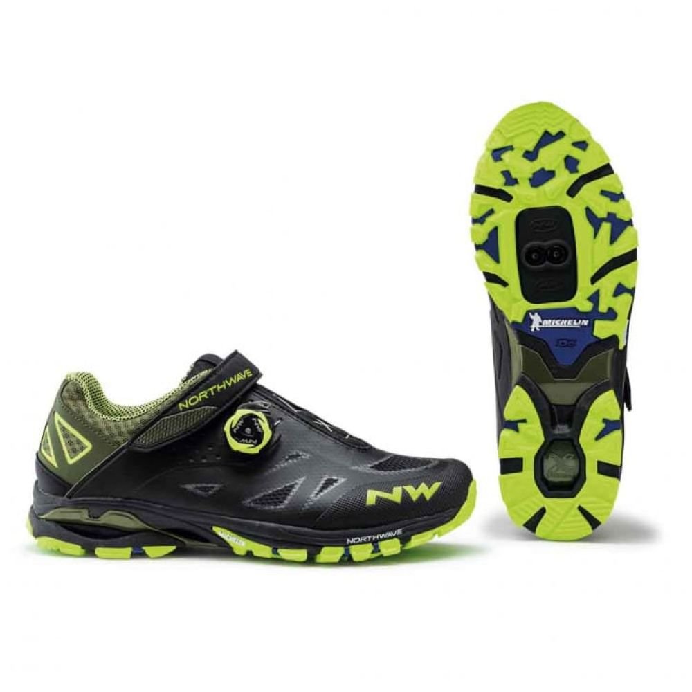 Northwave Spider Plus 2 Black/yellow fluo EUR 37