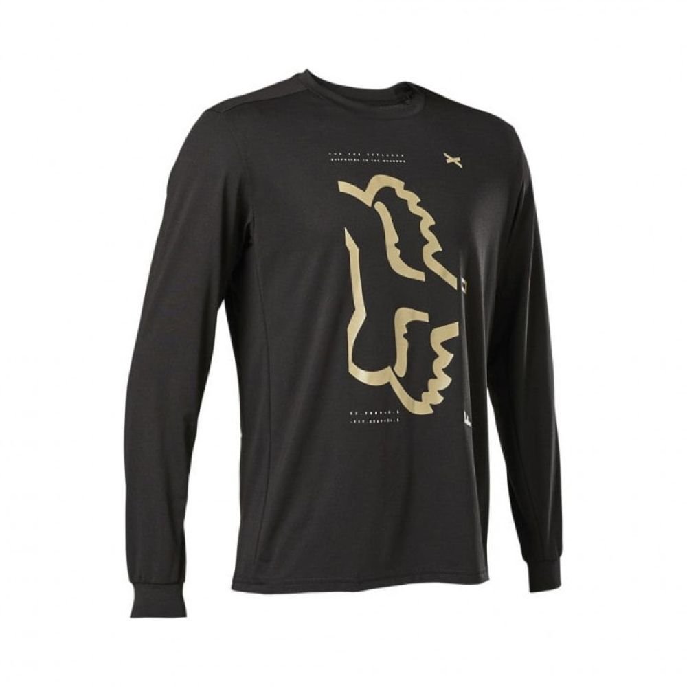 Fox Ranger DR LS Jersey Black S