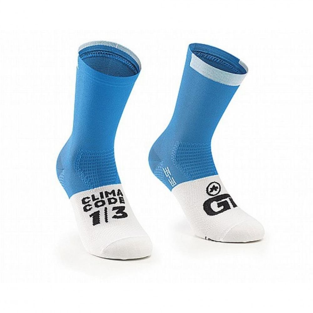 Assos GT Socks C2 Pruxian Blue - I
