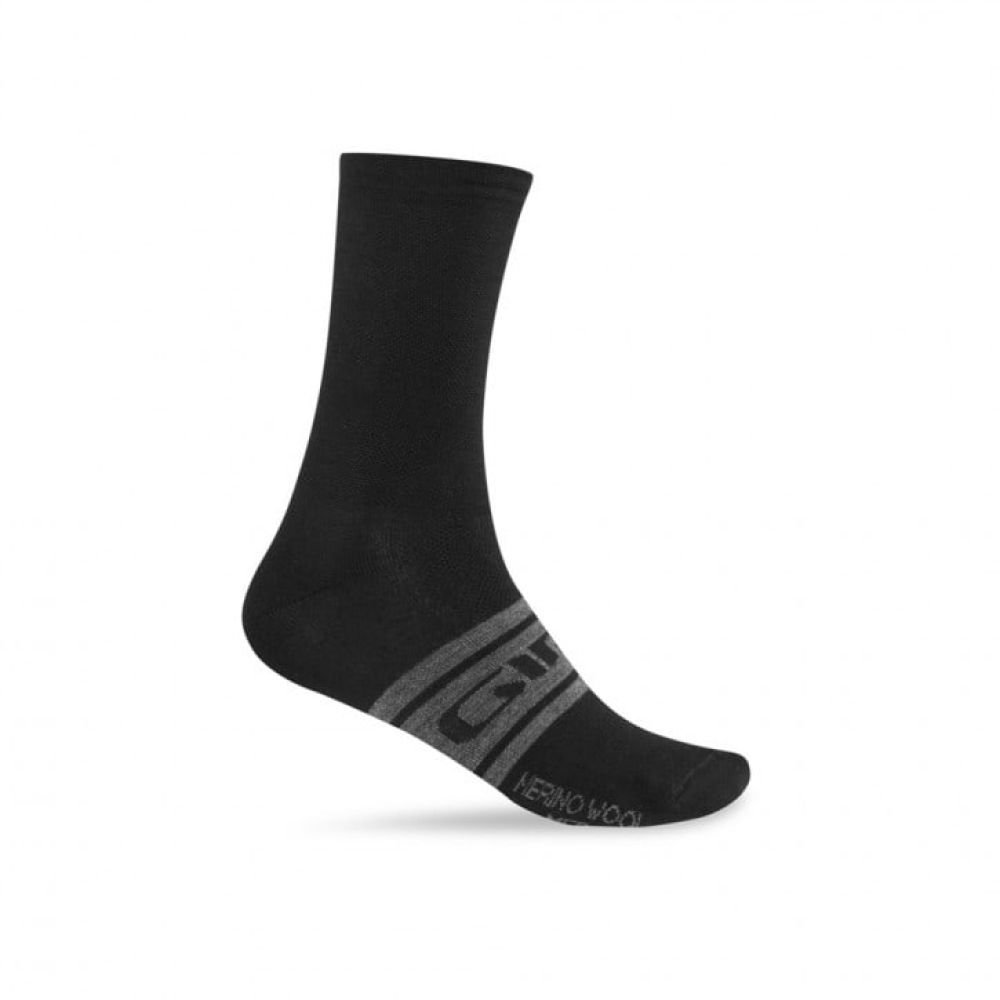 Giro MerinoSeasSocks black/char clean - S