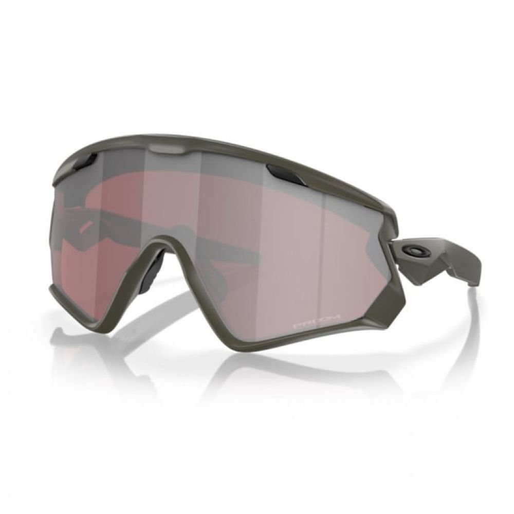 Oakley Brille Windjacket 2.0 matte olive / Prizm Snow black