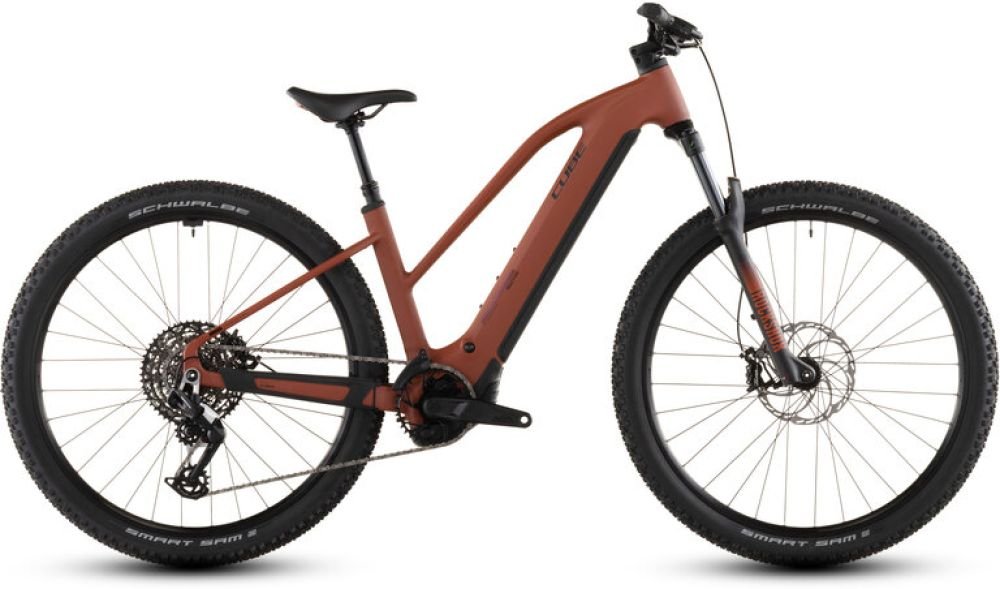 Cube Reaction Hybrid Race 800 - amber-black Rahmengröße: S