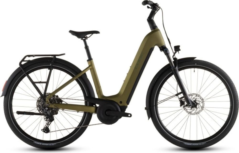 Cube Touring Hybrid Pro 800 goldenlime´n´black 2026 Easy Entry - RH 54 cm