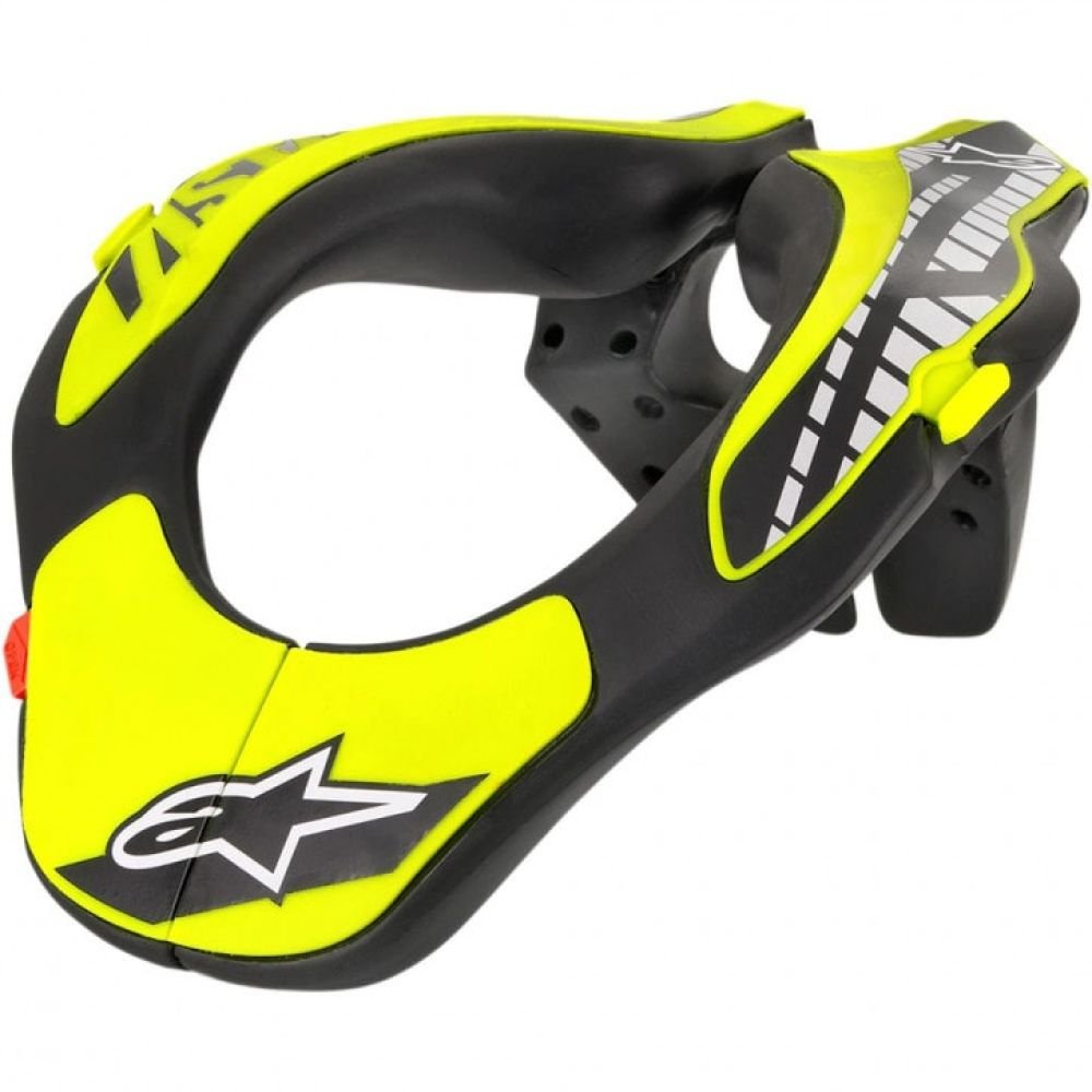 Alpinestars Youth Neck Support Black Yellow Fluo (one size)