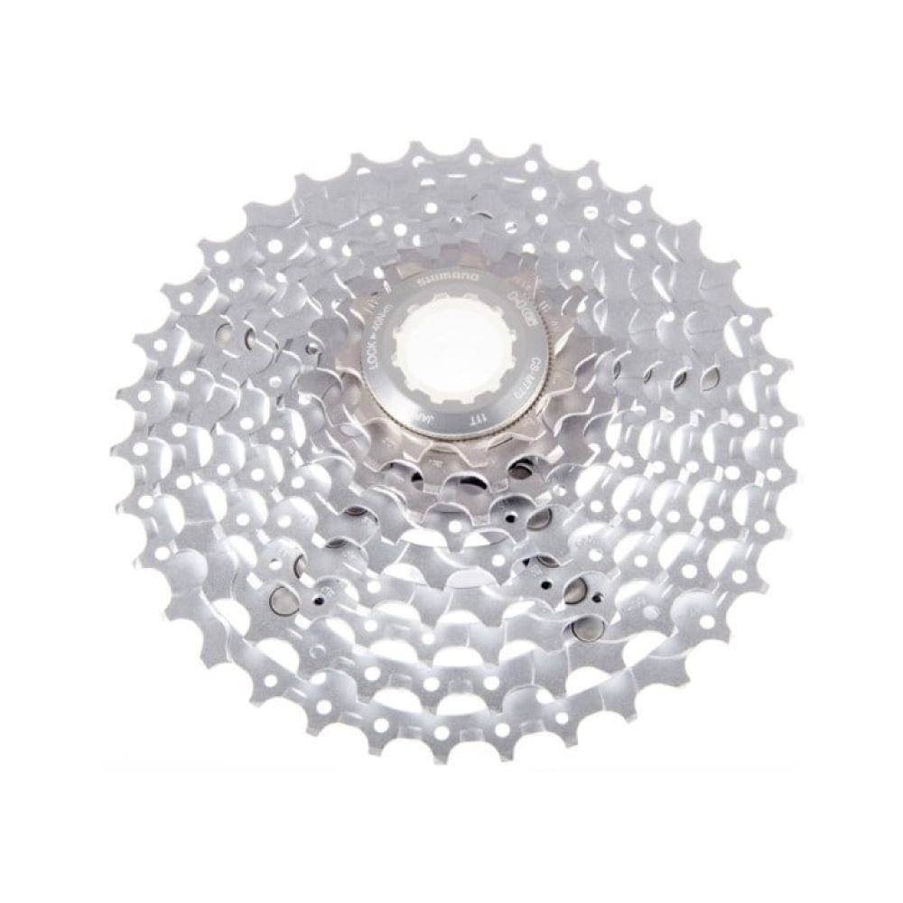 Shimano Kassette Deore XT CS-M770 9-fach 11-32T. silber