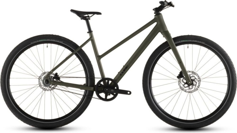 Cube Editor ONE reedgreen´n´black 2026 Trapeze - RH 46 cm