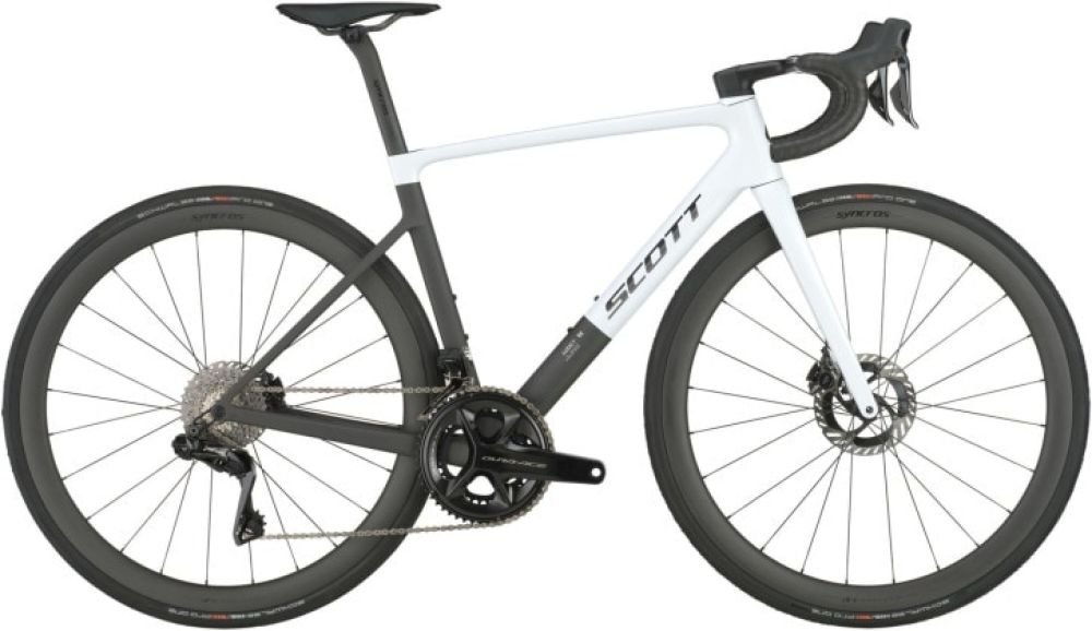 Scott Addict RC Pro (EU) cumulus white/carbon black 2026 - RH-S