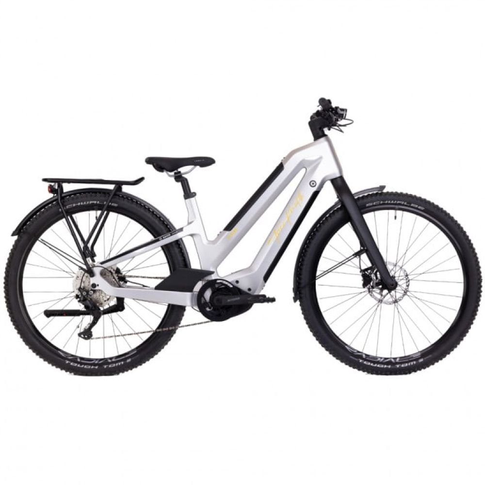 Kneissl Design Carbon Urban Luxury Trapeze silver / black 2023 - RH 44 cm Ausstellungsrad