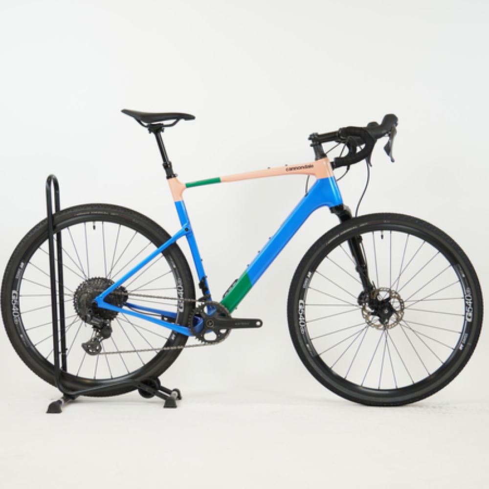Cannondale Topstone Carbon 2 Lefty electic blue - RH-L Testrad