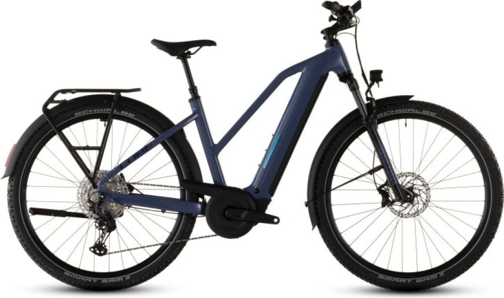 Cube Nuride Hybrid EXC 800 jeansblue´n´blue 2026 Trapeze - RH 46 cm