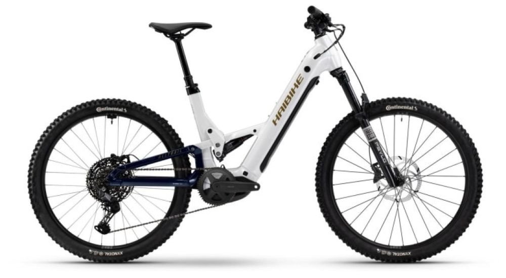 Haibike Alltrail 8 27.5 Low white blue gold 2026 - RH-L