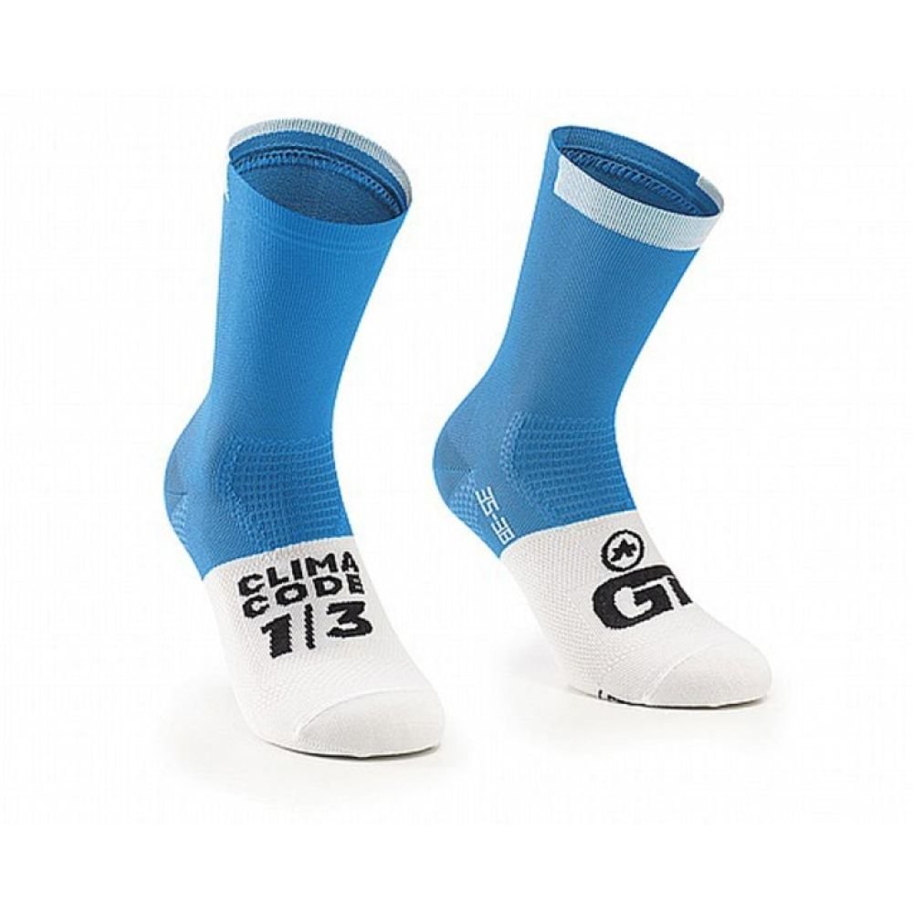 Assos GT Socks C2 Pruxian Blue - 0