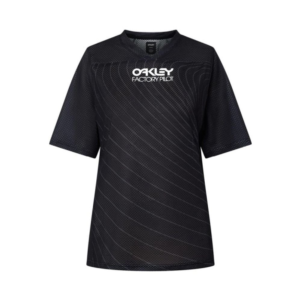 Oakley Women's Factory Pilot RC SS Jersey blackout - XL