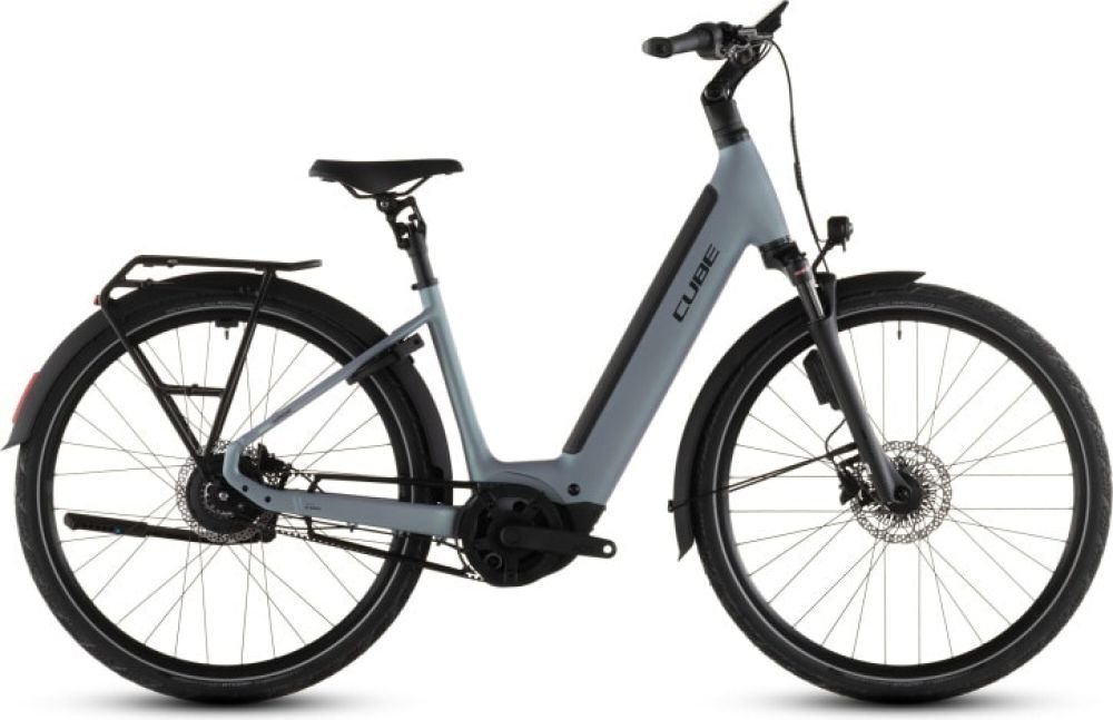 Cube Supreme Hybrid Deluxe SLX 600 seagrey´n´black 2026 Easy Entry - RH 54 cm