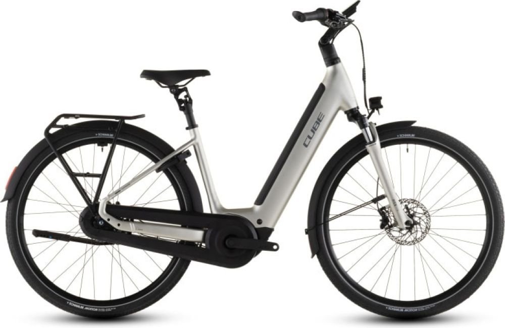 Cube Supreme RT Hybrid Comfort EXC 600 champagne´n´grey 2026 Easy Entry - RH 42 cm