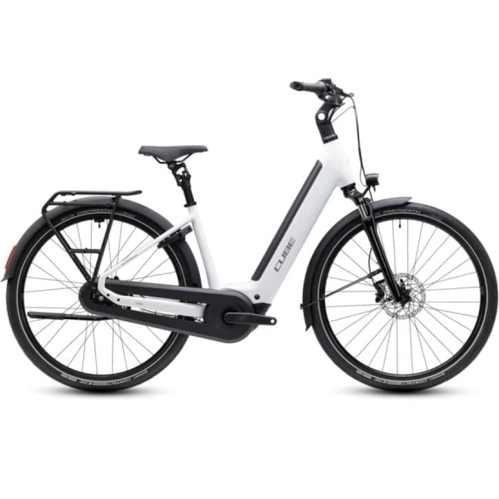 Cube Supreme RT Hybrid Comfort EX 600 metallicwhite´n´reflex Easy Entry - RH 50 cm