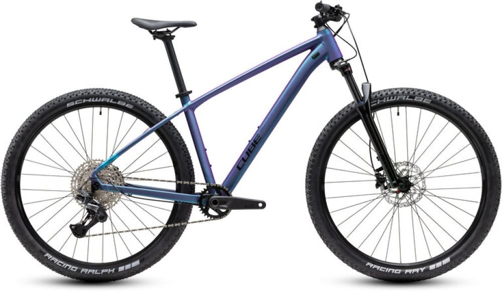 Cube Aim SLT - mysticpurple-black Rahmengröße: XS