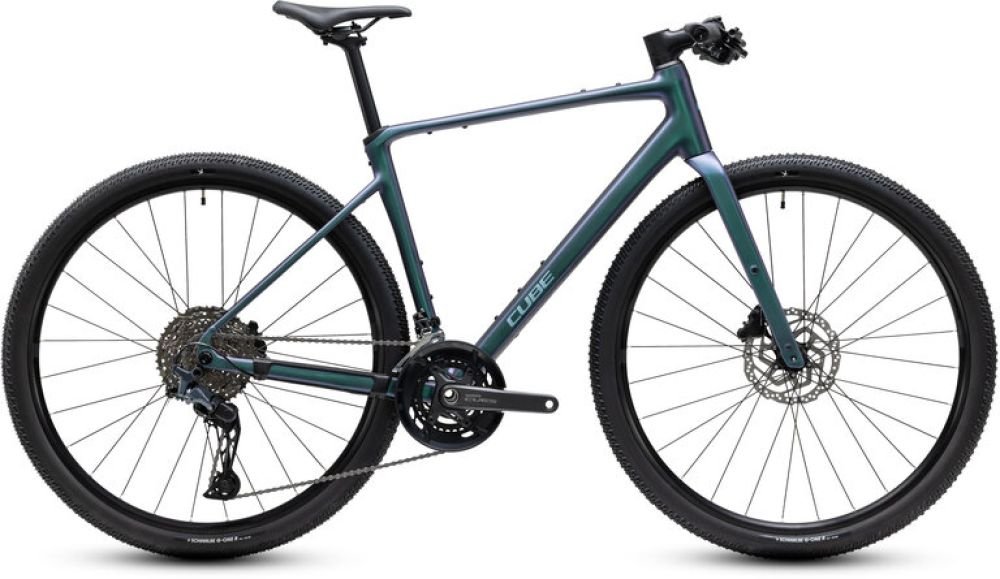 Cube Nulane Race - smaragdgrey-prizm Rahmengröße: S