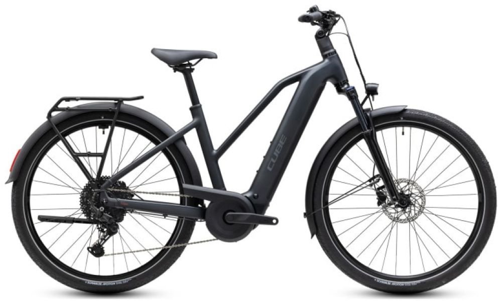 Cube Touring Hybrid ONE 600  grey´n´coolgrey Trapeze - RH 54 cm