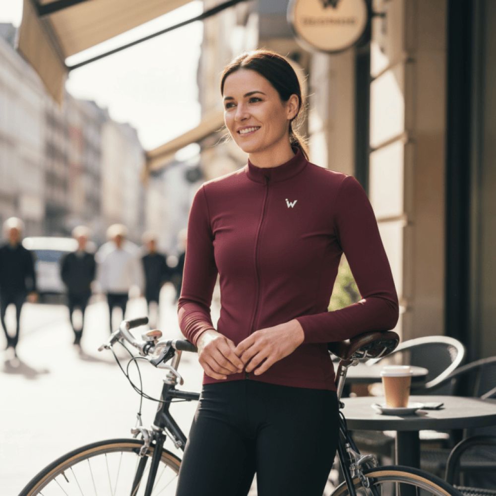 IW Cycling Wear Core Thermal Jersey 2.0 burgundy - XS