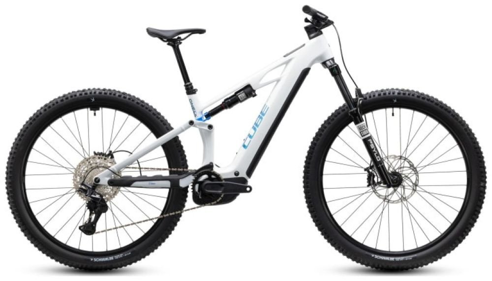 Cube Stereo Hybrid ONE44 HPC Pro 800 metallicwhite´n´blue - RH-XL