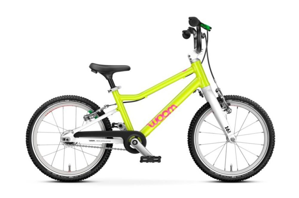 Woom GO 3 Automagic - neon-lime Rahmengröße: 16"